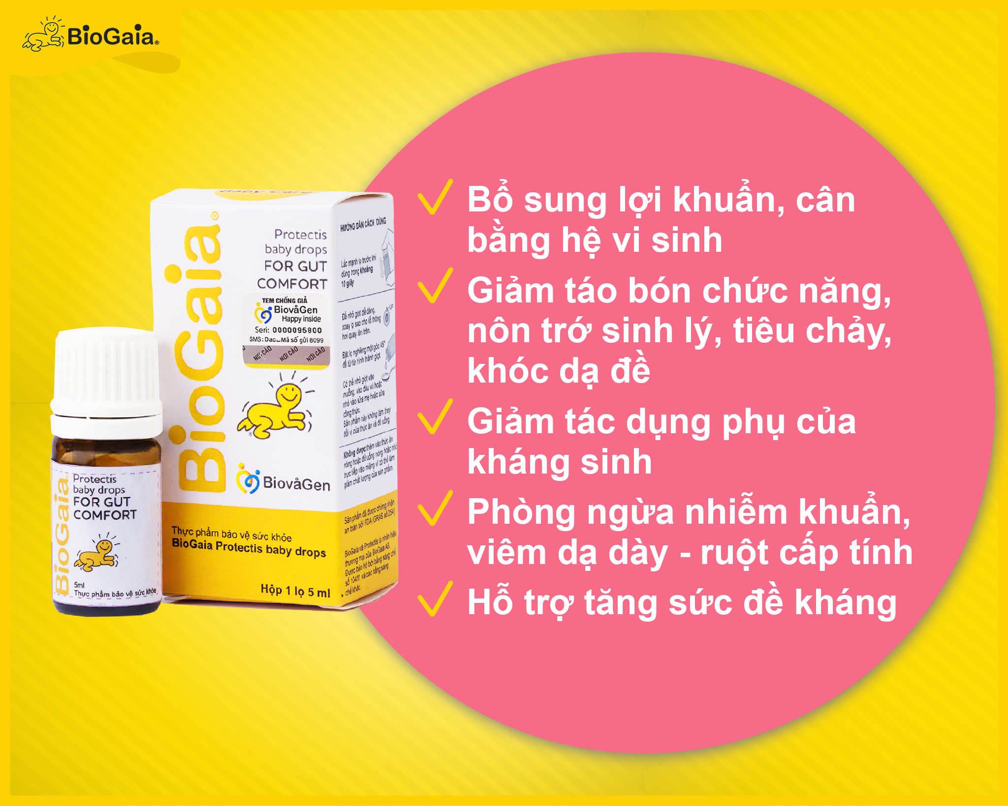 BioGaia - Dự phòng nhiễm khuẩn ở trẻ khỏe mạnh -1